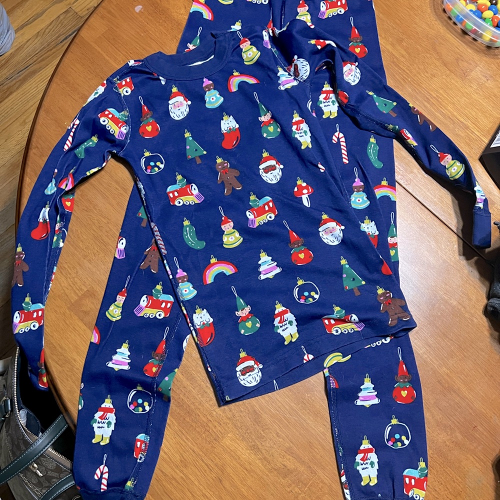 Hanna Anderson Christmas PJs size 12